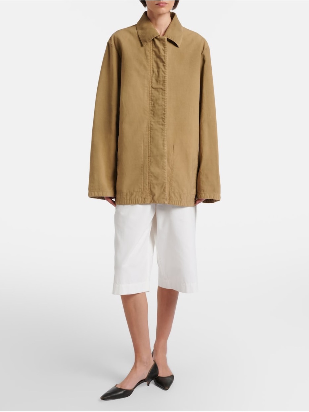 The Row Baeza cotton jacket